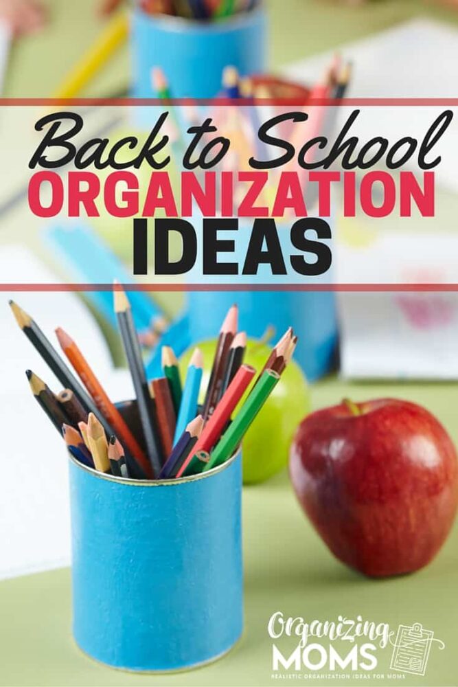 Get ready for the next school year with these unique back to school organization ideas. Tips and tricks for students of all ages.