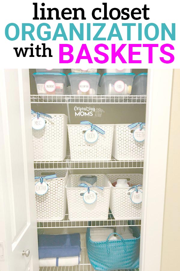 Tips to Organize Medicine + Linens