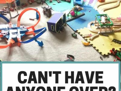 Do you suffer from Can't Have Anyone Over Syndrome? Find out how to cure it, and have company over with less stress!