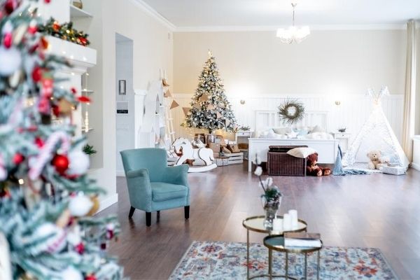 christmas family room