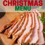 Get your Christmas menu ready for the holidays now so you can shop ahead, and look for ways to save time later. :-)