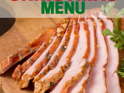 Get your Christmas menu ready for the holidays now so you can shop ahead, and look for ways to save time later. :-)