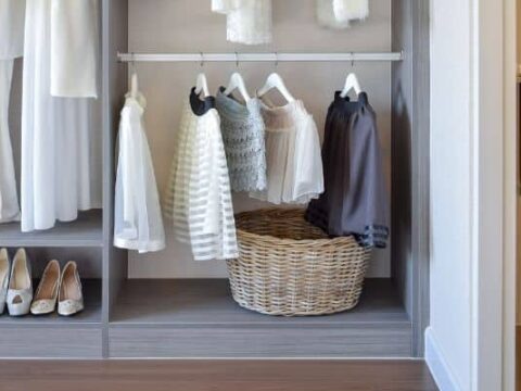 Closet Storage Baskets for Smart Clothing Organization - Organizing Moms