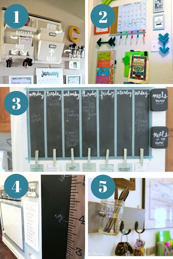 Command center ideas for the home that will get your family organized. || command center organization | kitchen command center | family command center | DIY command center | command center signs | paper organization | time management | routines | organization ideas for the home | organizing hacks #organize #commandcenter #organization 