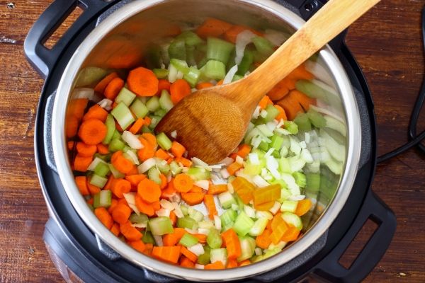 cook vegetables in instant pot