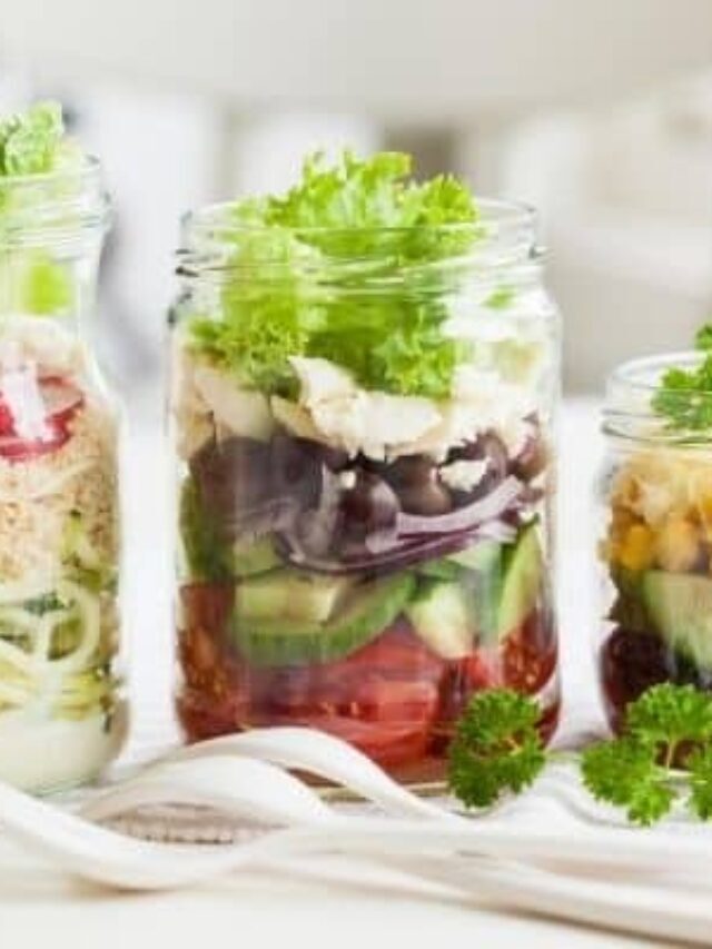 Make Ahead Mason Jar Salads Story