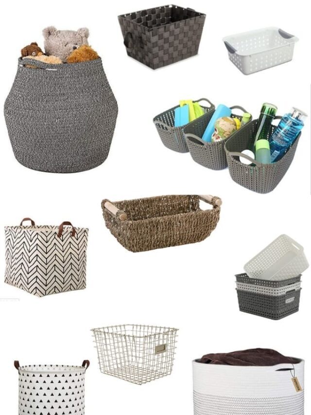 Where to Find Cute Inexpensive Storage Baskets - Organizing Moms