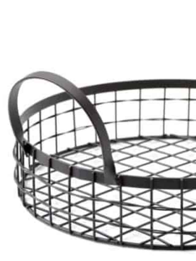 10 Genius Wire Basket Storage Ideas Story Organizing Moms   Cropped Wire Basket Storage Ideas 1 