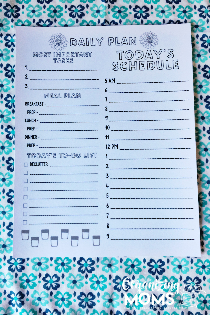 Download Coloring Planner Sheets Collection - Organizing Moms