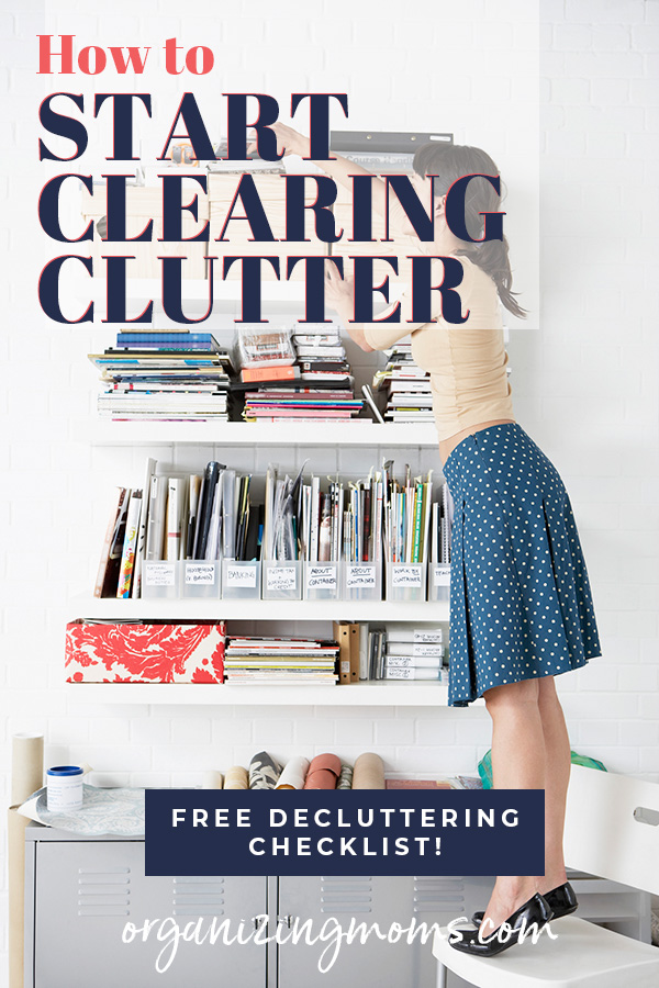 how to start clearing clutter