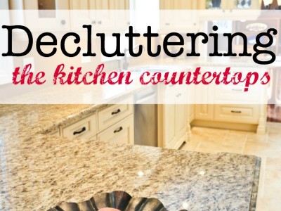 declutter kitchen countertops