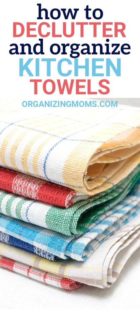 How To Declutter Kitchen Towels & Dish Cloths