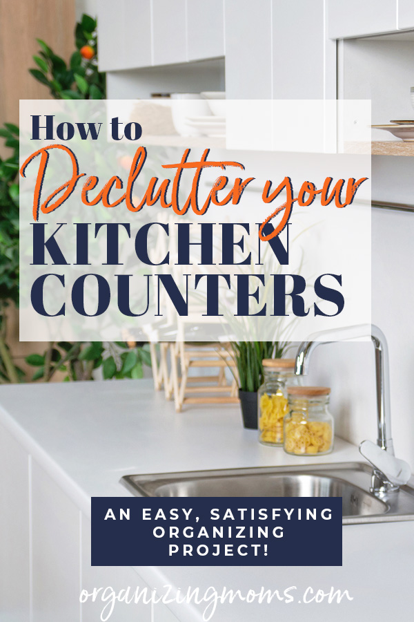 declutter kitchen countertops