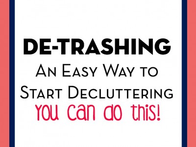 Great advice about how to start decluttering.