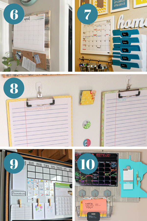 Command center ideas for the home that will get your family organized. || command center organization | kitchen command center | family command center | DIY command center | command center signs | paper organization | time management | routines | organization ideas for the home | organizing hacks #organize #commandcenter #paperorganization