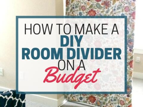 DIY Room Divider On A Budget - Organizing Moms