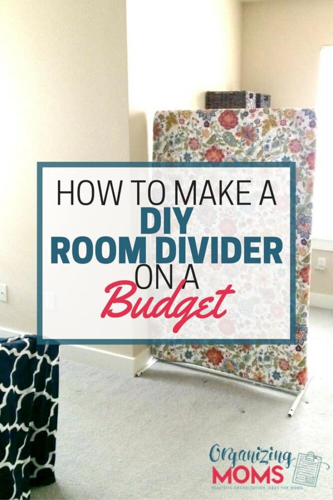 Diy Room Divider On A Budget Organizing Moms