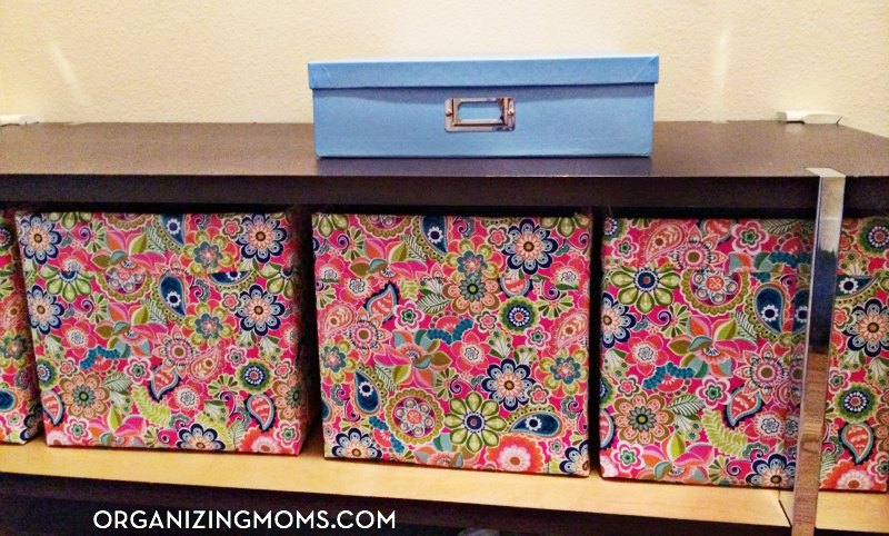 Ridiculously easy DIY storage bins. DIY organization idea for hard-to-fit spaces.