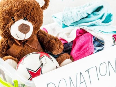 donating decluttered items