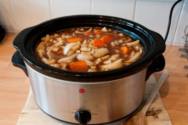 A simple and easy to assemble dump meal for the crockpot. This is a go