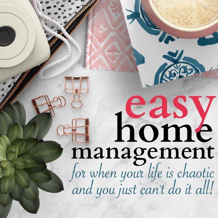 Home management tips and ideas. How to create a home management plan based on your most important tasks.