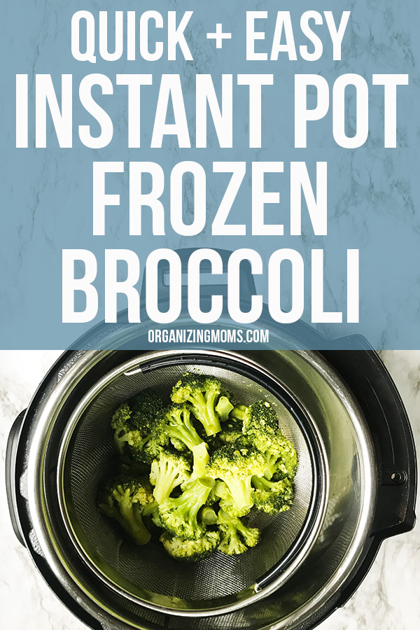 Frozen broccoli outlet in pressure cooker