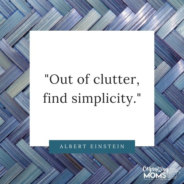 Out of clutter, find simplicity.