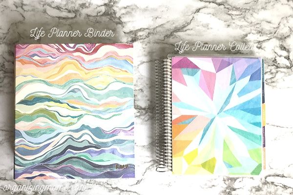 erin condren life planner binder and life planner coiled