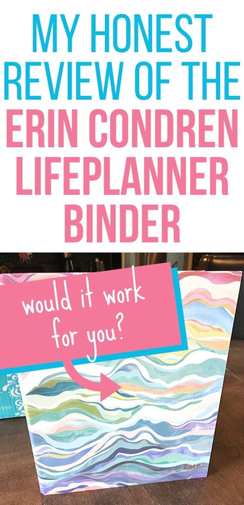 erin condren lifeplanner binder honest review