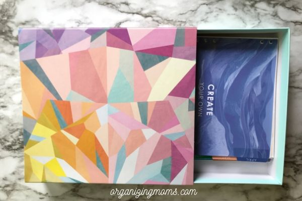 extra planner pages in erin condren storage box