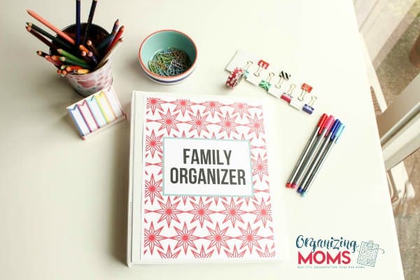 How to make a Family Organizer. Includes a video tour of a family organizer and tips for making your own!