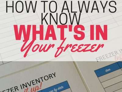 Looking for how to organize your freezer? Wondering what kind of ice crystals are growing in your deep freeze? Use this method to help you clean out your freezer, and always know what it contains from now on.