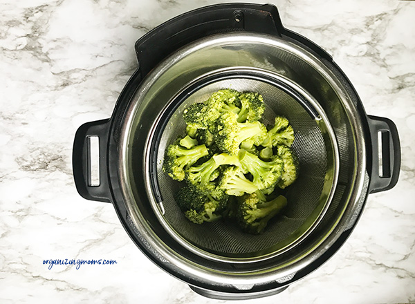 broccoli in instant pot with steamer basket