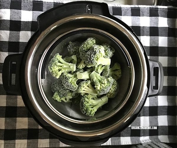 Frozen broccoli best sale instant pot