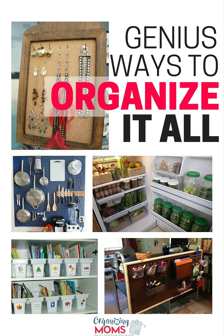 Over 20 organizing tips, tricks, and ideas to help you get organized. Great organizing ideas and inspiration.