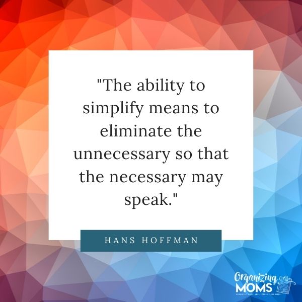 The ability to simplify means to eliminate the unnecessary so that the necessary may speak.