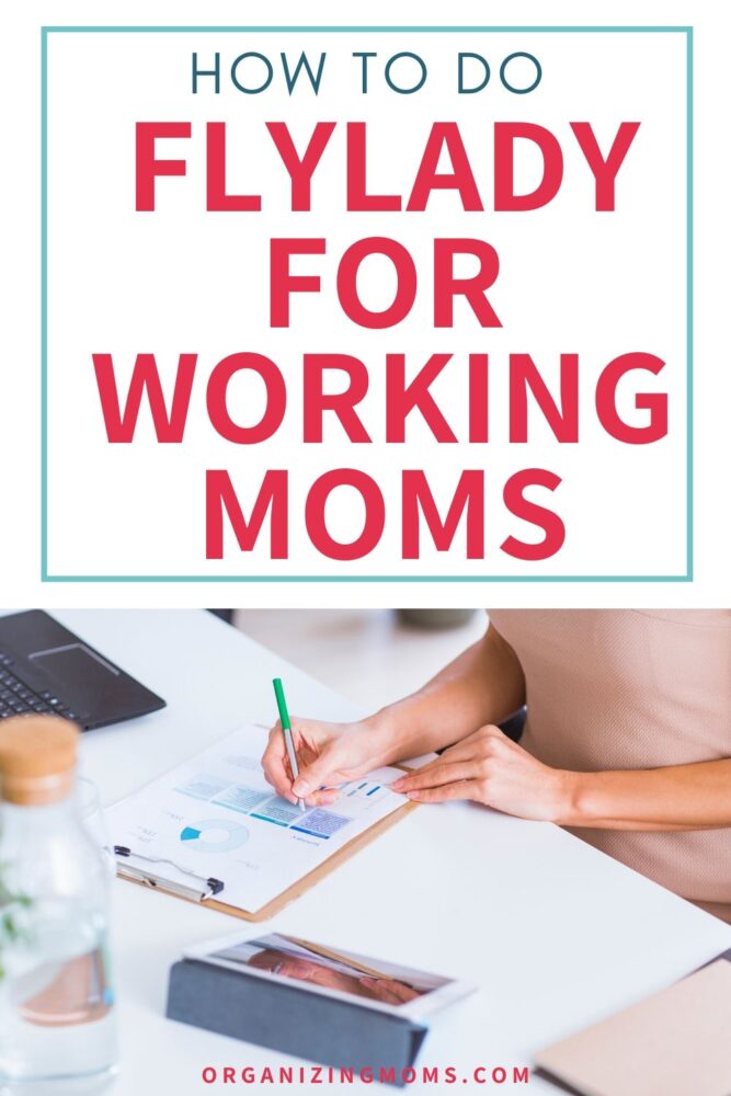 how to do flylady for working moms