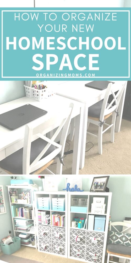 how to organize your homeschool space