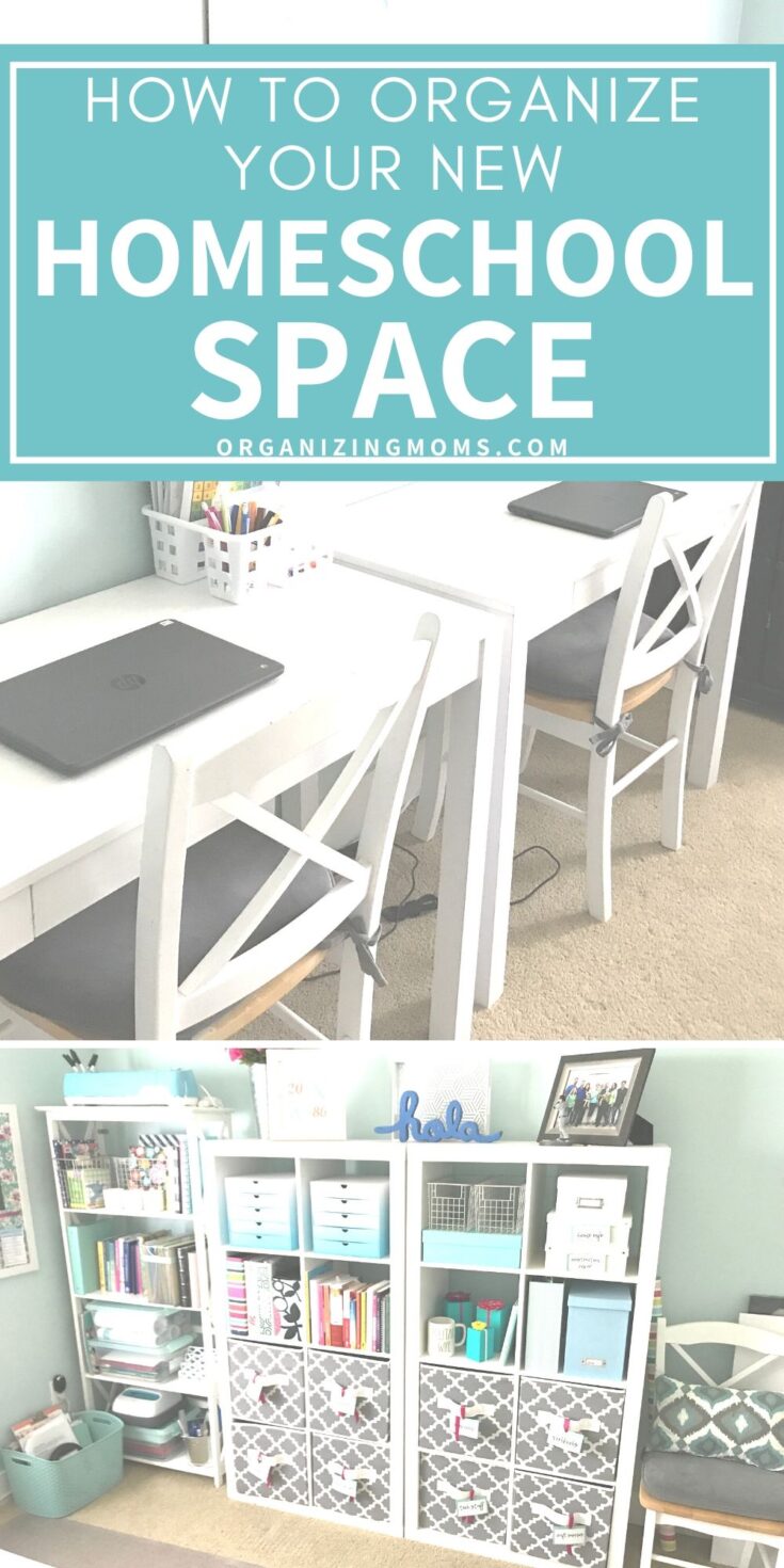 Homeschool Room Ideas - How to Get Organized - Organizing Moms