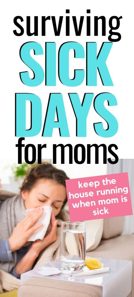 how to survive sick days as a mom