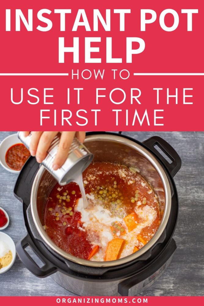 How to use best sale instant pot first time