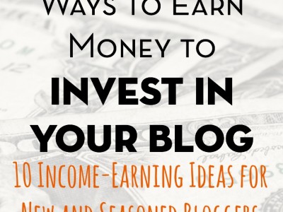 Need funds to pay for something to take your blog to the next level? Here are some income-earning ideas to help you raise money to invest in your blog.