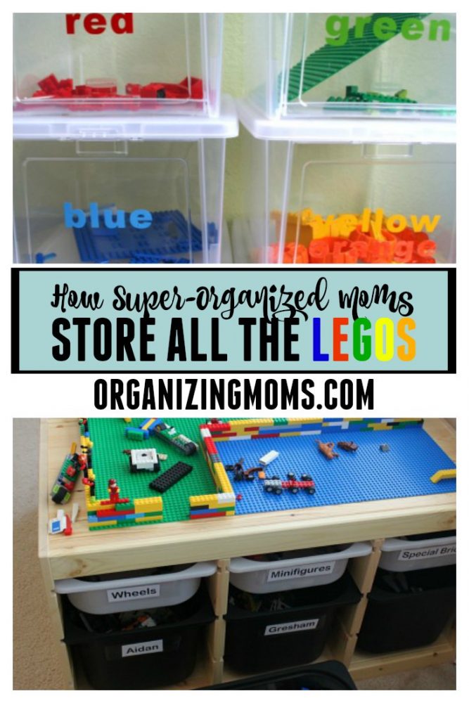 Lego organization ideas. See how super organized moms store all the legos. Find a LEGO organization system that works for you!