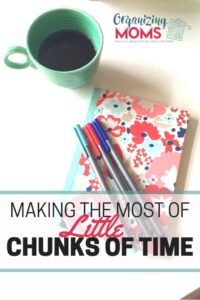 By using the extra little chunks of time in your day, you can get a lot done! Here's some ideas and strategies to get you started.