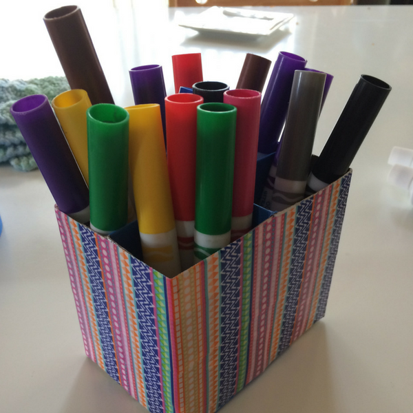 crayon and marker organizer