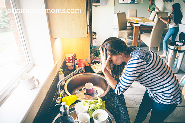 messy kitchen overwhelm