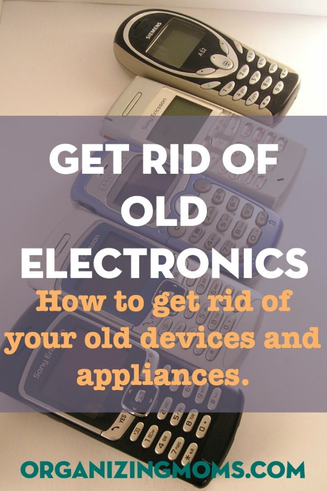 Decluttering Electronics Organizing Moms