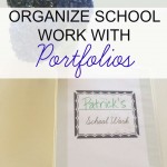 School Work Portfolios are a great way to organize your child's school papers. It also allows them to easily see how they've grown over time.