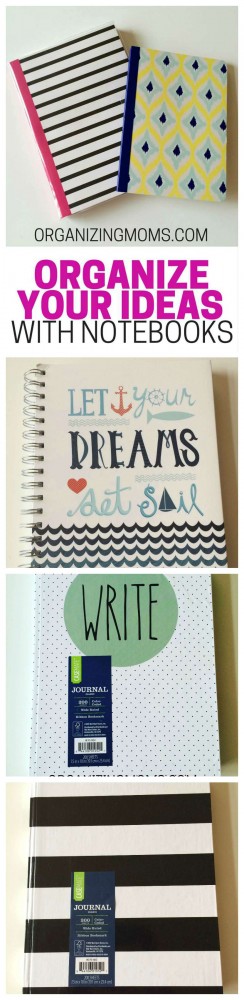 Organize your ideas with notebooks. If you remember things more when you take the time to write down your ideas, this is the article for you!