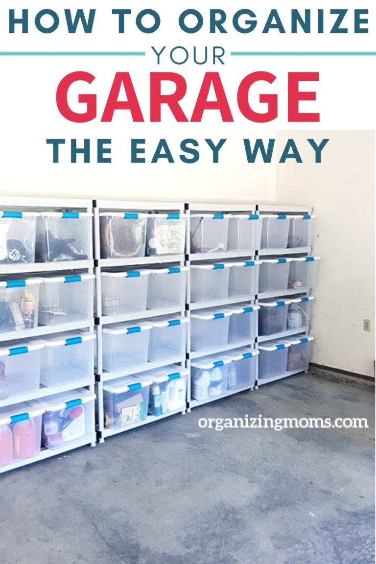 How to Organize a Garage The Easy Way - Organizing Moms